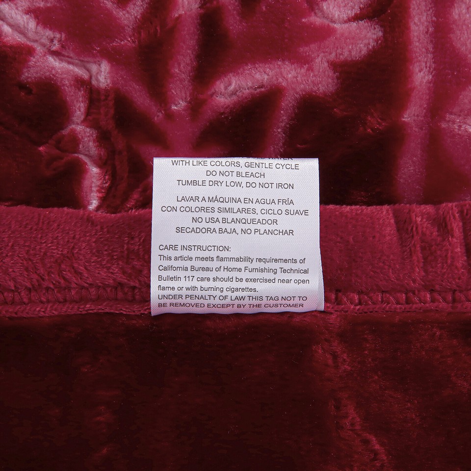 Microplush Fleece Blanket 2-Ply Korean Mink Thick Bed Blankets Winter ...