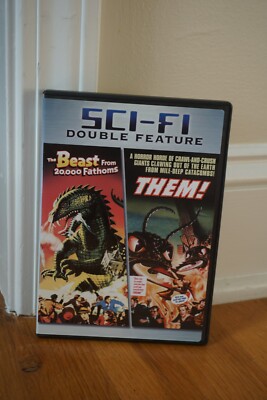 Sci-Fi Double Feature The Beast from 20,000 Fathoms Them! DVD