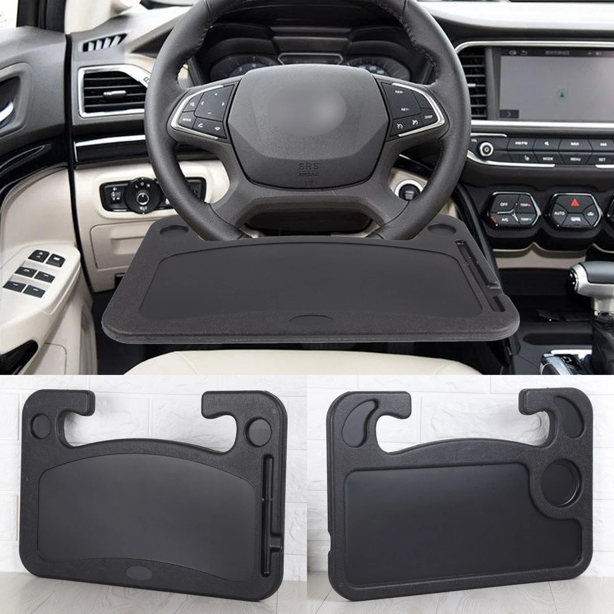 Steering Wheel Car Table Tray For Laptop Food Dining Writing Reading Holder