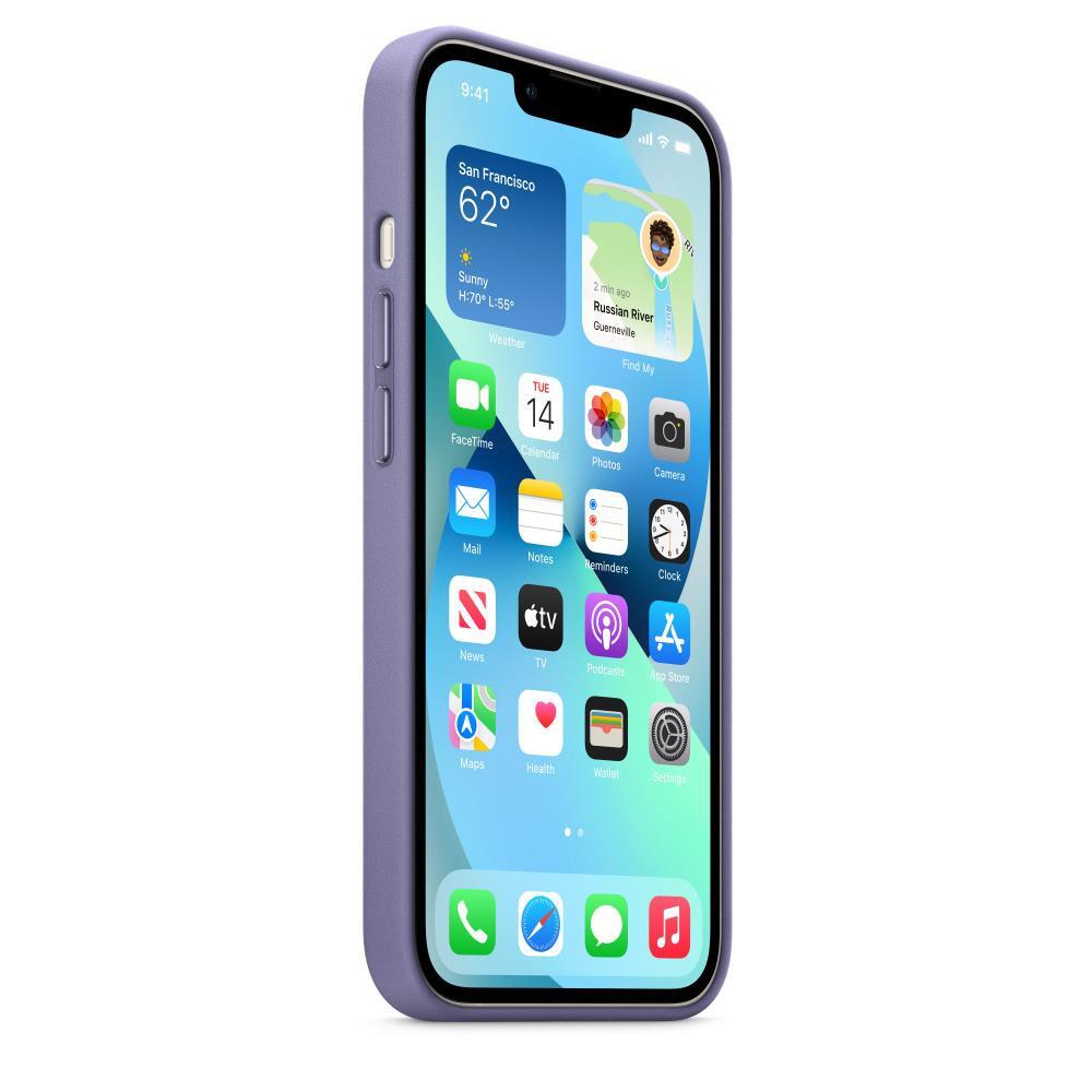 Apple Leather Case with MagSafe for iPhone 13 - Wisteria for