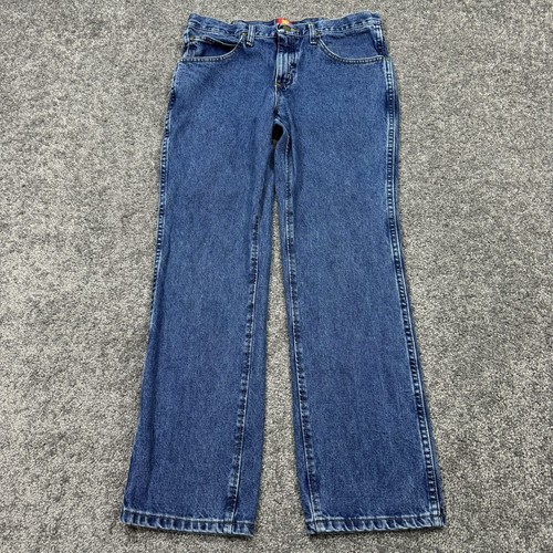 Wrangler Jeans Mens 33x30 Blue Cowboy Cut Slim Fit 36MWZ Medium Wash Denim Work
