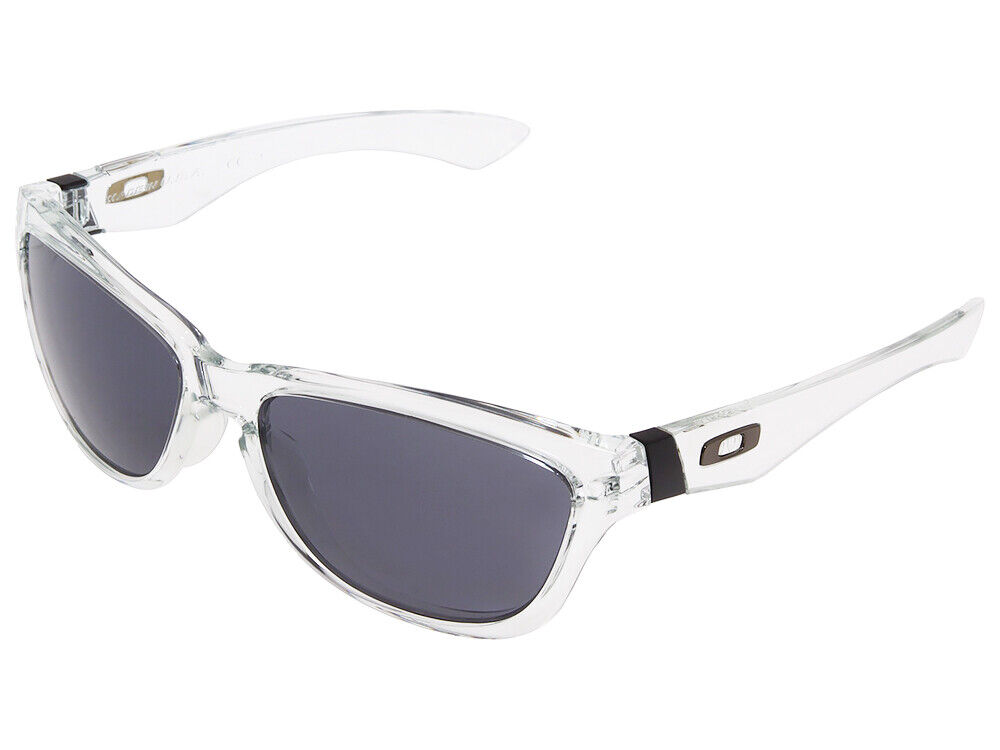 Oakley Jupiter Sunglasses 42-227 Polished Clear/Grey 