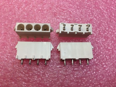 350792-1 AMP CONN HEADER 4POS VERT .250 TIN 15 PIECES