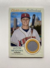 2017 Topps Heritage Austin Meadows Clubhouse Collection Minors Jersey Relic AM