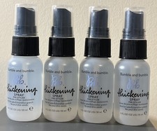 Lot of 4 Bumble and Bumble Thickening Spray ,Pre-Styler 1oz/ each Travel Size