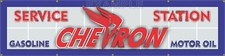 CHEVRON GASOLINERA PRINCIPAL LETRERO REMAKE BANNER ARTE MURAL 24" X 96"