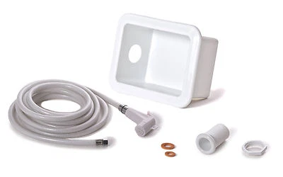 NAUTIKA Dusche 5m Schlauch Box Einbau Borddusche Heckdusche Boot Außendusche Bootsdusche