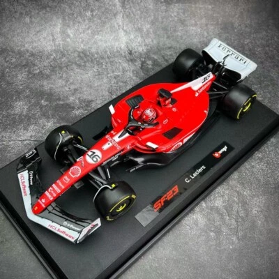 ミニカー Ferrari SF23 1/18 Bburago セール！ Burago 1/18 Ferrari SF23 #16 CHARLES