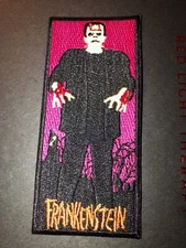 FRANKENSTEIN UNIVERSAL MONSTER AURORA MODELS PATCH Embroidered Horror IRON ON