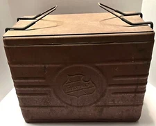 FALSTAFF Beer Vintage 1940's Embossed Metal Cooler w/Bottle Opener Drain {Starr}