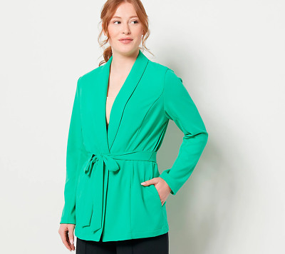 Girl Curves Bistretch Blazer Shirt Clover 2XL New
