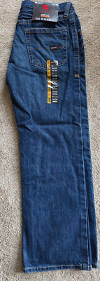 NEW Ariat Men's FR M4 Relaxed Basic Boot Cut Jean Flint 34/30