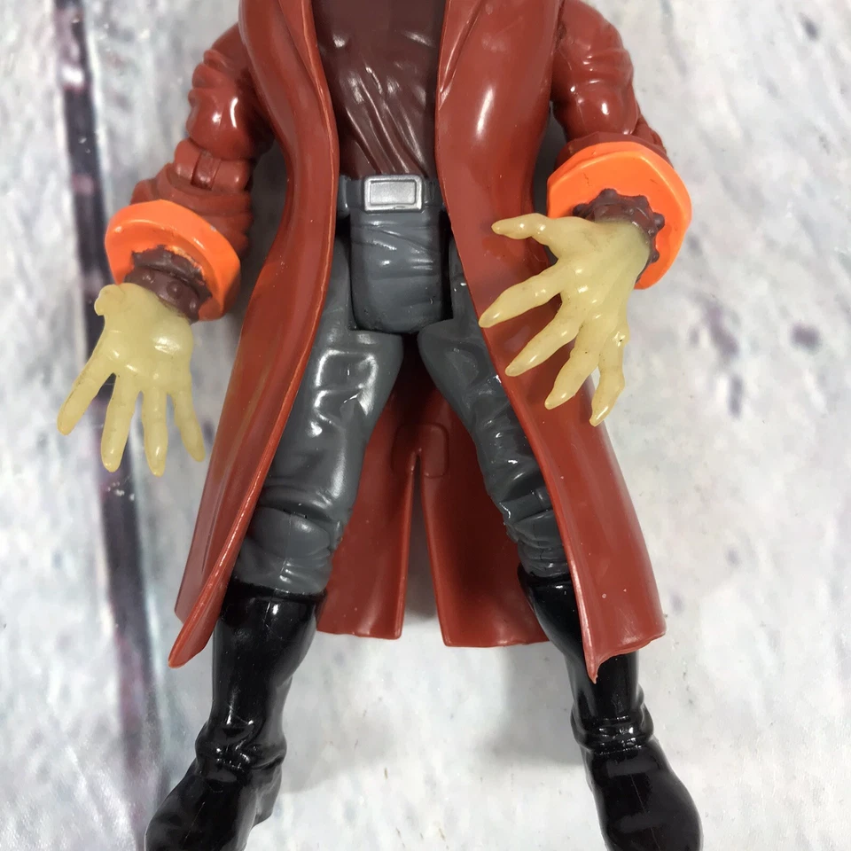 Figura de acción de colección Marvel Blackout Ghost Rider brilla en la oscuridad 1995 Toy Biz 5,25" T Foto 3 de 4