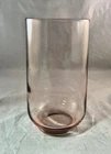 Vintage Pink Depression Glass Tumbler/Drinking Glass 5.25 inches Tall 2.75" wide