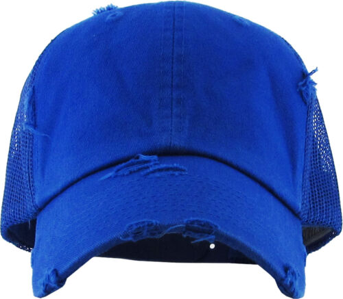 Vintage Distressed Mesh Back Dad Hat Baseball Cap Unconstructed - Imagen 63 de 115