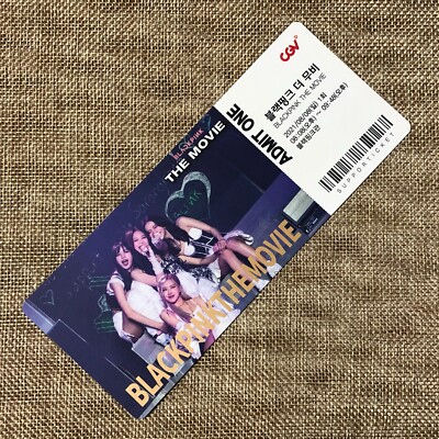 BLACKPINK GROUP #2 [ The Movie ] Official Limited Ticket Photocard 