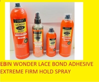 EBIN NEW YORK WONDER LACE BOND WIG ADHESIVE SPRAY- EXTREME FIRM HOLD ACTIVE(RED)