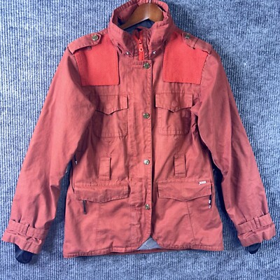 Holden Ski Jacket Parka Women’s Medium Hooded Rust Orange