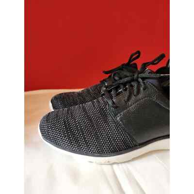 Johnston & Murphy Xc4 Sheepskin Dual Width Men\'s Size 8m Black Leather Sneakers Mens J&M Johnston & Murphy XC4 System Black Sheepskin Dual  main image 4