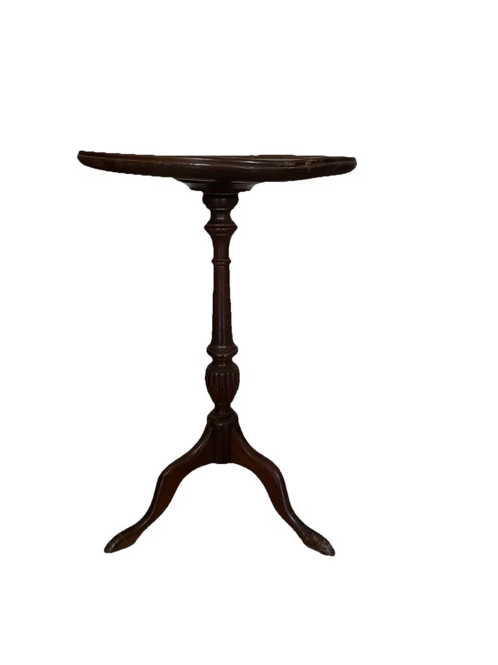 Antigua mesa redonda inglesa inclinable tallada caoba juego Mahjong vino c1890 Foto 2 de 2