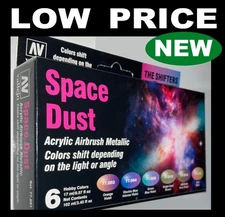 SPACE DUST Acrylic Paint Metallic Color Shifting Airbrush the Shifter Set 77091