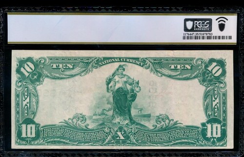 AC 1902 $10 National State & City Bank of Richmond, Virginia Ch# 8666 PCGS 35PPQ - Picture 2 of 2