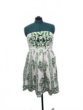NY&C Women's Strapless Green and White Dress Size XXL