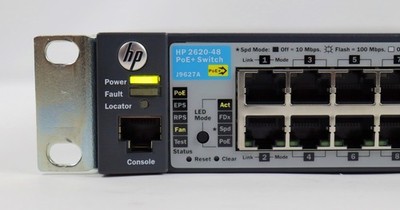 HP 2620-48 J9627A 48-Port Managed Ethernet PoE+ Network Switch | eBay