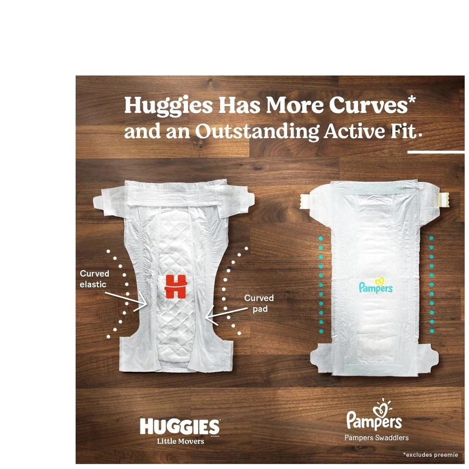 Pañales Huggies Little Movers, talla 3, 76 unidades Foto 4 de 4