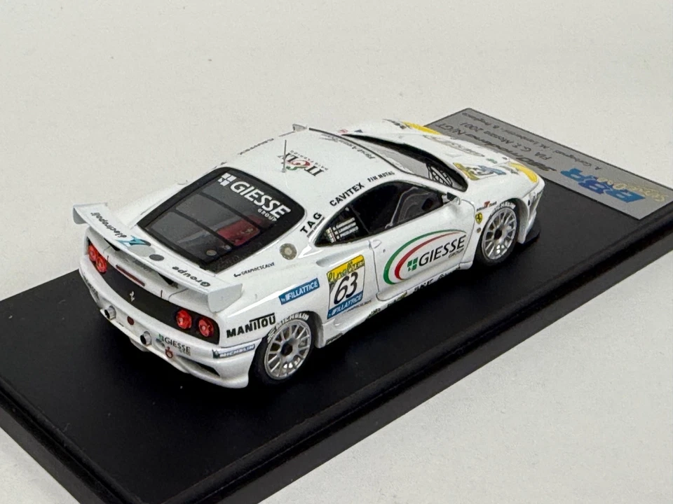 1/43 BBR Ferrari F360 Modena N/GT FIA GT Monza 2001 BG222 ABG304 - Photo 3/4