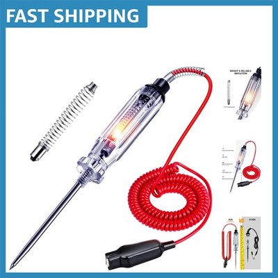 Professional Automotive Circuit Tester - 6-24V Voltage Tester with Probing Tool