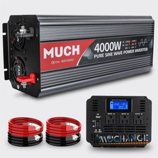 3000W 4000W POWER INVERTER 12V 24V DC to 110V AC CAR/RV/BOAT CAR INVERTER