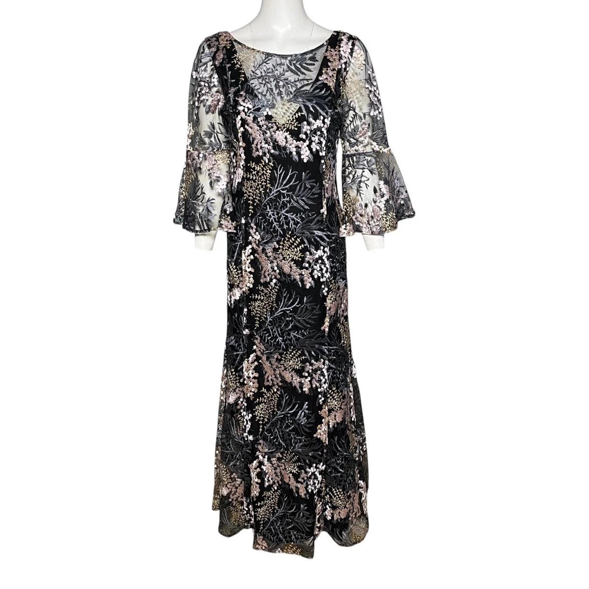 belle badgley mischka black dress Elegant Black Mini Dress for Women
