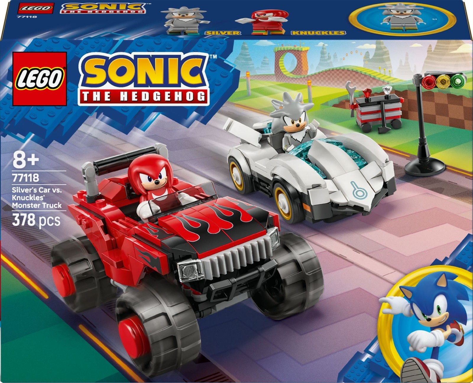 LEGO SONIC Auto di Silver vs. Monster Truck di Knuckles 77118 - Immagine 3