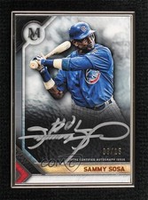 2023 Topps Museum Collection Framed Silver Frame 9/15 Sammy Sosa Auto qf8