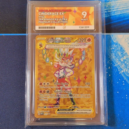 Cinderace ex SVP163 Black Star Promo Holo EN 2024 ACE 9