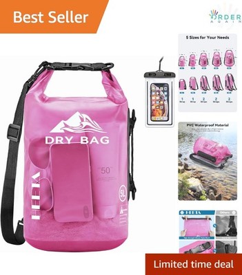 Waterproof Dry Bag PVC 20L Travel Backpack with Phone Case for