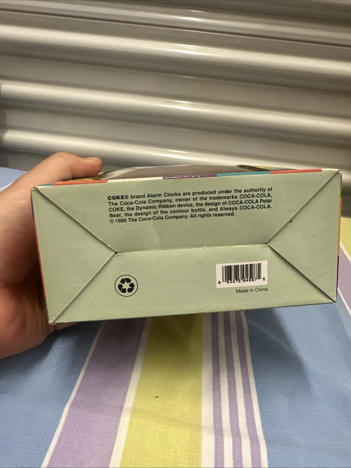 Coca Cola twin bell alarm clock advance clock co 1996 Bin 900 - Image 4 of 4