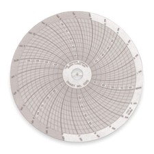 DICKSON C010 Circular Paper Chart, 24 hr, 60 pkg 1LXJ8
