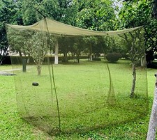 Mosquito Net- Military Green Portable Tactical Twin, Olive-green