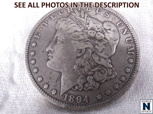 NobleSpirit (JL) 1894 O Morgan Silver Dollar VF Very Fine