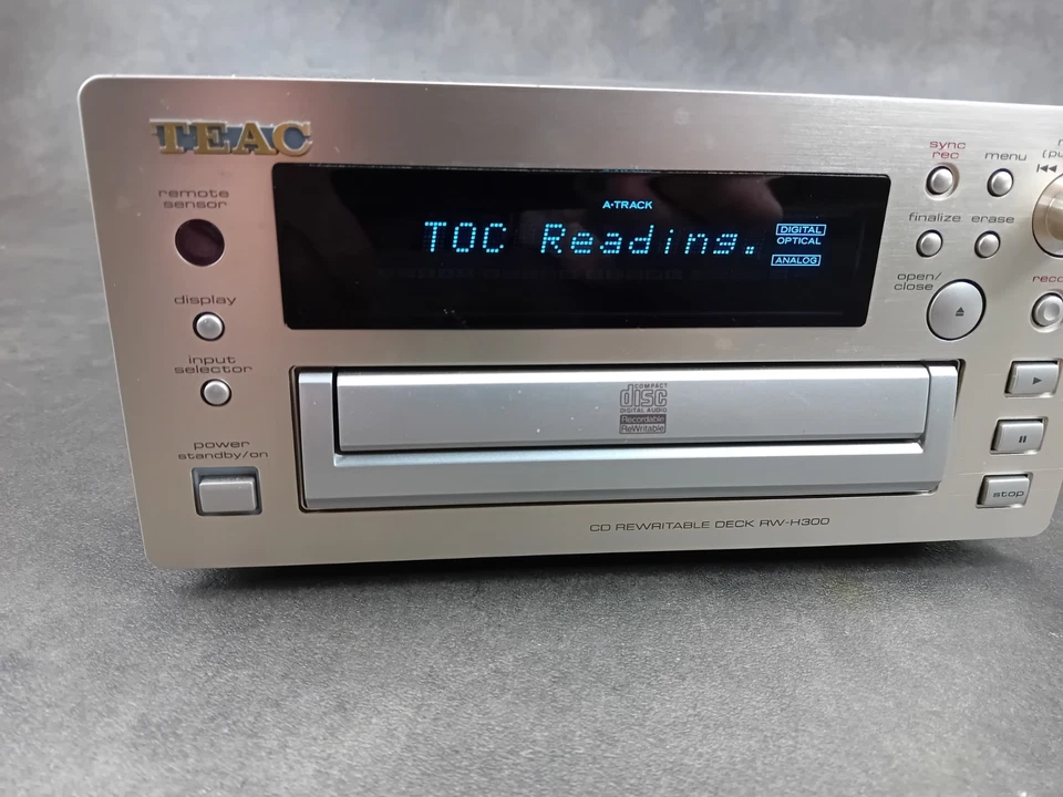 TEAC RW-H300 Rewritable CD Deck Player Champagne Gold  - Image 2 of 4