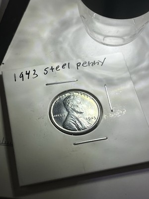 1943 Steel Wheat Penny Error Coin! No Mint Mark! See Pics!    free shipping