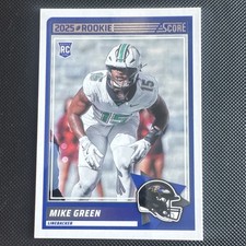 Panini 2025 Score Rookie Insert Mike Green #88 Baltimore Ravens NFL Card