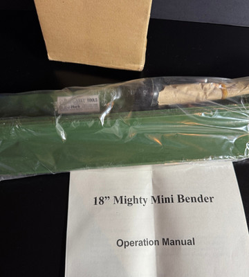 Micro-Mark 18'' Mighty Mini Bender Sheet Metal Brake Fabrication Tool NIB NOS