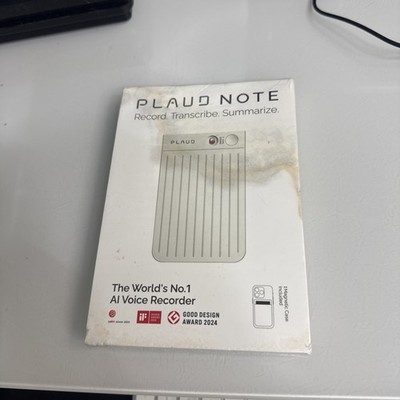 Plaud Note Empowered AI Voice Recorder & Note Taker 64GB Silver Used Once