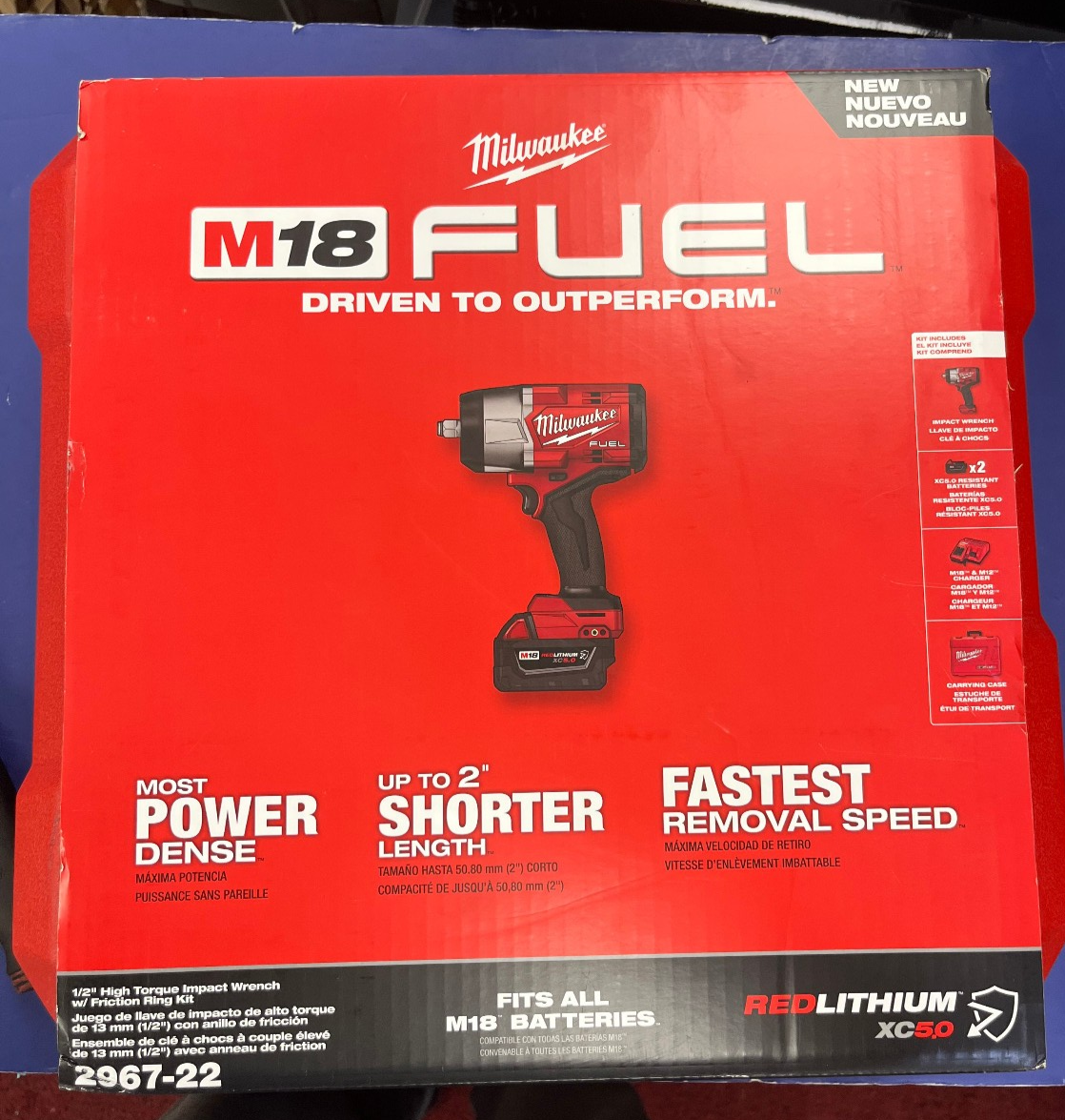 Milwaukee M18 FUEL 18V 1/2