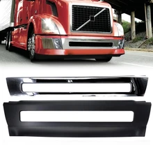 Volvo VNL Semi Truck Center Bumper 20470446 2004-2015 with Chrome Trim