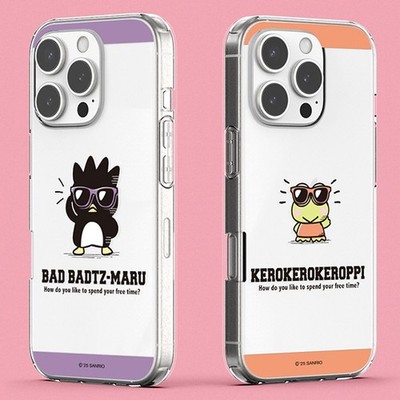 Sanrio Sunglasses Clear Jelly Case for iPhone 14 13 12 11 Pro Max Plus Korea