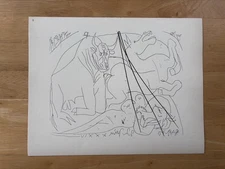 Original Pablo Picasso Lithograph from 1956 First Edition Suite Vollard - 23/100